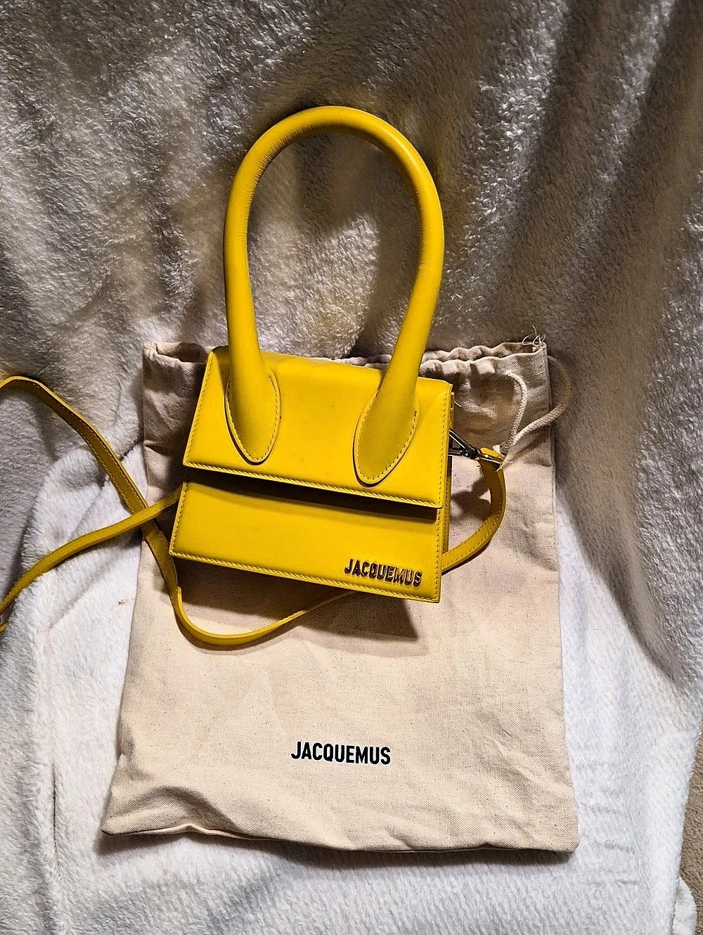 Jacquemus Le Chiquito Moyen Mini Bag in Yellow